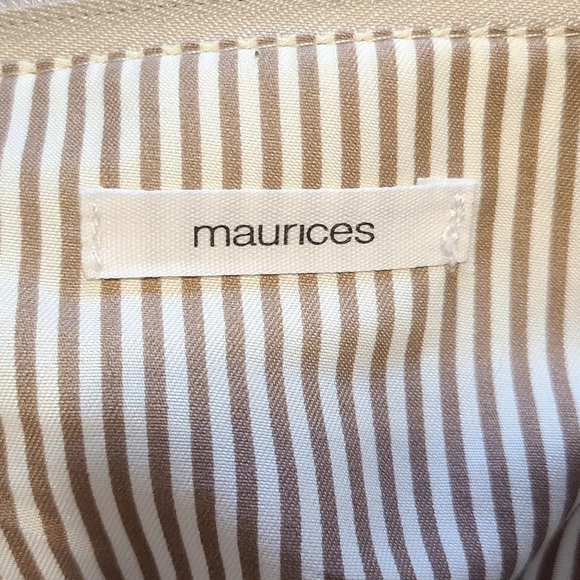 Maurices Cream Woven Tote Purse - Picture 5 of 5